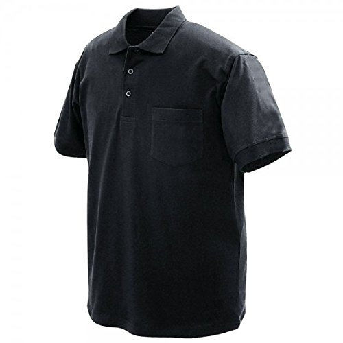 BLÅKLÄDER Blakläder Poloshirt einfarbig mit Brusttasche 3305, Größe:L, Farbe:schwarz