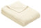 Ibena Kuscheldecke Olbia 150x200 cm - flauschig, warm & waschbar, fleecedecke wollweiß einfarbig
