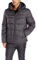 Tommy Hilfiger Men's Down Alternative Hooded Puffer Jacket (Standard and Big & Tall) Outerwear Coat, Heather Charcoal, XXL