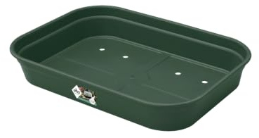 elho Green Basics Anzucht Schale M - Leaf Green | L 26.5 x B 36 x H 6.3 cm