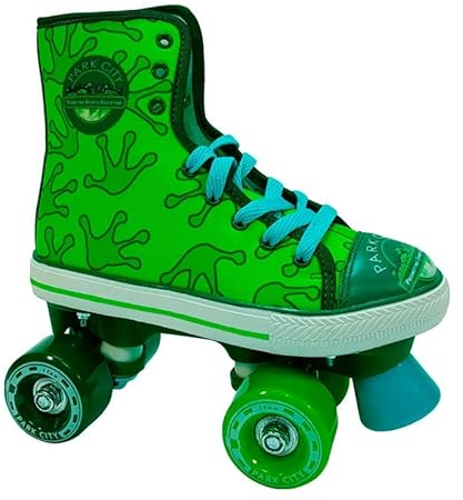 KRF The New Urban Concept Unisex Kinder PATÍN Park City Quad Canvas Frog Rollschuhe, Mehrfarbig (Mehrfarbig), 32/33