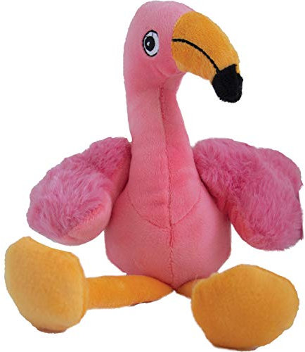 Doogy Peluche Flamant pour Chien Rose