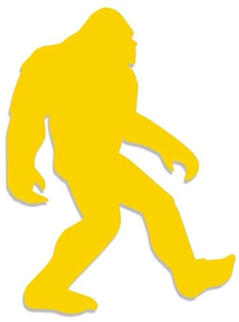 Decus Bigfoot L 0202 (gelb) // Sticker OEM JDM Style Aufkleber