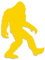 Decus Bigfoot L 0202 (gelb) // Sticker OEM JDM Style Aufkleber