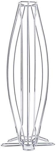 CLQ Kapsel Kaffeepadhalter Eisen Organizer Rack Dispenser Tower 40 Silber