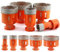 BGTEC - Set di 5 punte per trapano diamantate a secco, per piastrelle in porcellana, ceramica, marmo e mattoni, filettatura M14, per sega a tazza da 20/32/45/55/68 mm