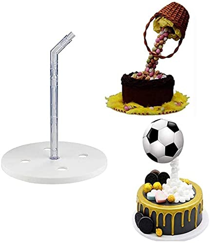 Plastic Anti-Gravity Cake Support Stand - DIY Decor Cupcake Stand & Holder - Rack Structure - Anti Gravity Pouring Kit