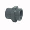 PVC-U Gewindemuffe mit Sechs-/Achtkant mit Innengewinde 40/50 mm x 2