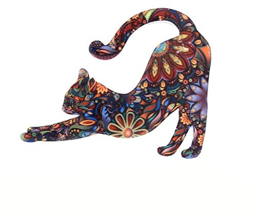 Graceful Lovely Unisex Katze Brosche Anstecknadel Emaille Abzeichen Zubehör Flink