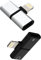 Iphone Dual Lightning Headphone Adapter(2 Pack)Audio Charger Jack Dongle 2in1 AUX Cable Charging Splitter MFI Certified Earphone Cord Converter for Apple 14 13 12 11 Pro Max Mini Xs Se 7 X 8 Plus Ipad