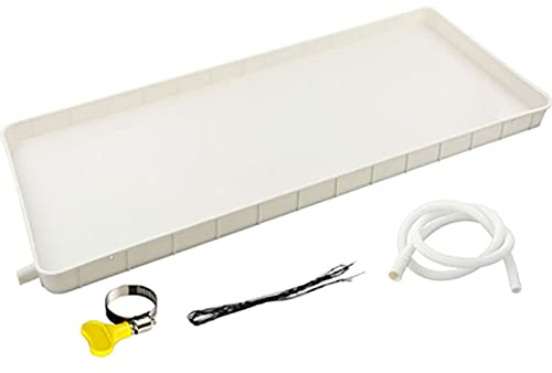 Klimaanlagen-Kondensatablaufwanne mit Ablaufschlauch, Klimaanlagen-Tropfwanne, Universal-Fenster-Klimaanlagen-Ablauf-Kit, Kondensatwasser-Auffangwanne, PP-Material