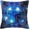 TORONG Künstliche Intelligenz Gehirn Kissenbezüge Kissen Dekorative Kissenbezüge für Sofa Couch Wohnzimmer Outdoor Home Decor