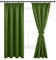 DWCN Vorhänge Blickdicht Verdunkelungsvorhänge Thermovorhänge mit Kräuselband Gardinen mit Vorhang-Krawatten, Fensterdeko schlafzimmer Vorhang Kälteschutz, 2er Set, Oliv Grün,175x140cm (Höhe x Breite)