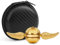 Golden Fidget Spinner Toy Age 3+ for Kids Adults, Metal Orb Ball for Party Favor Stocking Stuffer, Sphere Hand Spinner for Desk Office Classroom Decor, Stress Relief Gift for Easter Birthday