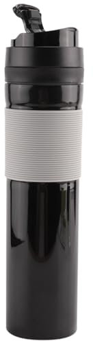 Tsadeer Cafetière French Press Travel Coffee Mug Bouteille Portable pour Thé et Café, Machine à Café Chaud et
