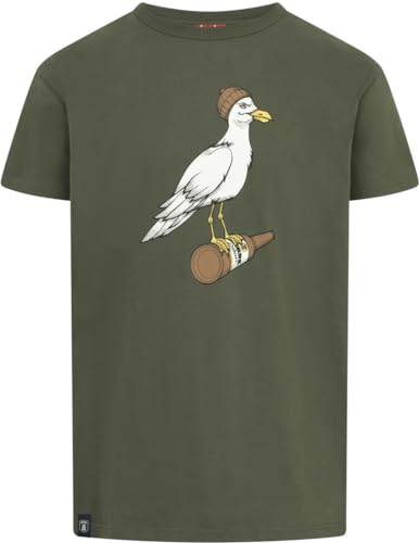 derbe T-Shirt Sturmmöwe Men, L, Olive