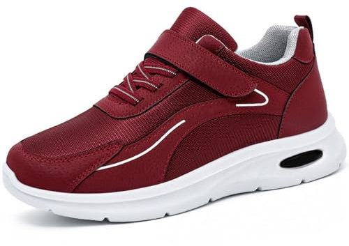 Aocase Chaussures Orthopédiques Pied Large Homme Chaussure Orthopedique Femme pour Pied Gonflé Chaussons OrthopéDique Pantoufles,Women red,39/245mm