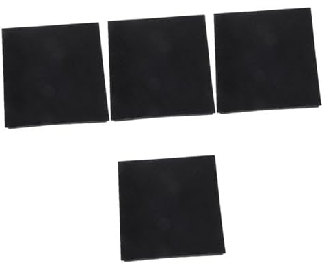 HEMOTON 4pcs Sound Insulation Mat Speaker Stand Subwoofer Pad Soundproof Panels Acoustic Panels Sound Panels Noise Reducing for Acoustic Stand Acoustical Panels Thickened Base