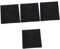 HEMOTON 4pcs Sound Insulation Mat Speaker Stand Subwoofer Pad Soundproof Panels Acoustic Panels Sound Panels Noise Reducing for Acoustic Stand Acoustical Panels Thickened Base