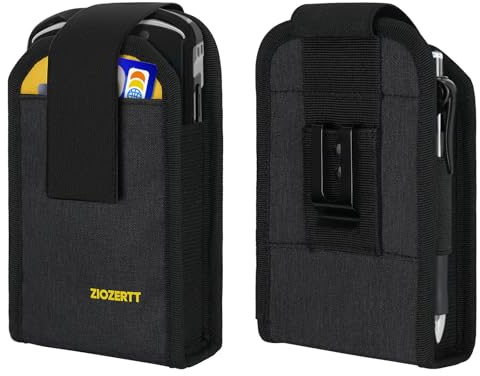 Scanner-Holster-Tragetasche, kompatibel mit Zebra TC70x, TC70, TC72, TC75x, TC75, TC77, MC67, M60, Hand-Barcode-Scanner-Halter mit Metall-Gürtelclip