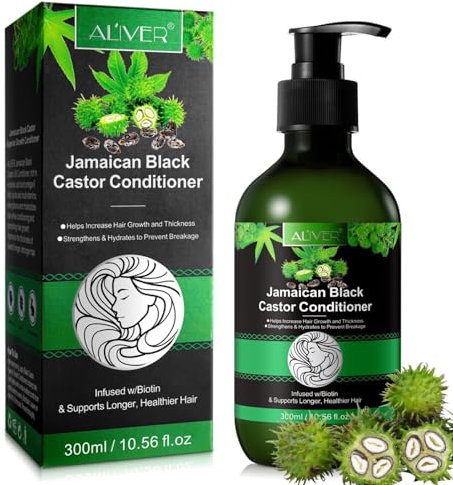 P-Beauty Rizinus Conditioner 300ml, sanfte Haarspülung, Rizinusöl - repariert Haarschäden, fördert das Haarwachstum, Bio & Vegane Haarpflege & Kopfhautpflege, Spülung für alle Haartypen