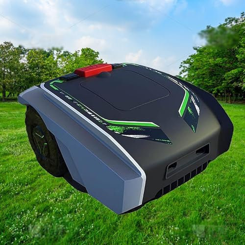 Robot cortacésped autopropulsado con 19 cm de ancho de corte, ideal para césped de hasta 1500 m², altura de corte de 20-55