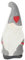 OFFSCH 1 Piatto Di Natale A Forma Di Babbo Natale in Ceramica Per Stoviglie Decorative Da Cucina