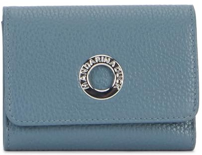 Mandarina Duck Mellow Leather Wallet, Reisezubehör Damen-Geldbörse, Einheitsgröße, Iron, Einheitsgröße