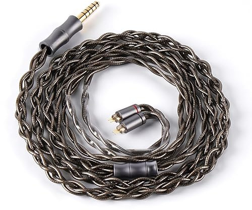 NICEHCK DuskSky 4.4mm Balanced IEM Cable 0.78mm 2Pin 6N HiFi Upgrade Cord | 4.4mm balanced plug delivers wider sound stage and clearer sound separation for balanced players