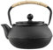 Théière japonaise en fonte noire avec infuseur, 900 ml - Théière japonaise traditionnelle en vrac avec filtre en maille et motif Hobnail