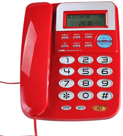 Telefono da scrivania da ufficio con campanello speciale per chiamate
