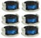 StarRing Lot de 6 bobines de rechange pour débroussailleuse Ryobi RAC124 18 V + Razor OLT/RLT 1830 1831 - Lot de 6 bobines de rechange pour débroussailleuse Ryobi RAC124 18 V