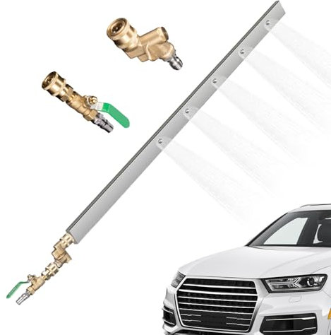 Outil De Nettoyage De Radiateur De Voiture, Outil De Rinçage Et De Nettoyage De Radiateur, Nettoyeur Portable Haute Pression en Acier Inoxydable De 24 Pouces, Buse De J-et De Nettoyeur Haute Pression