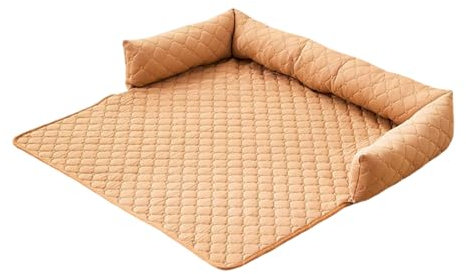 Poo4kark Pet Hundebett 2025, rutschfeste Hundedecke, strapazierfähig leicht zu reinigen, Haustierunterlage für drinnen draußen, ideal als Hundebett, Schlafsofa, Bodendecke fürs Auto, (Brown, 70x70cm)