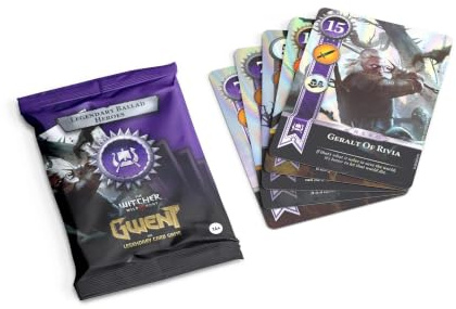 No Loading Games, Gwent Collectible Card Game, 10 Legendary Ballad Skellige Cards, Alternative Artwork Pack