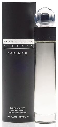 Perry Ellis Reserve Eau De Toilette Spray for Men - Mens Cologne, Long Lasting Perfume, EDT, Fragrance with Notes of Juniper, Citrus & Exotic Woods - 3.4 fl oz (100 mL)