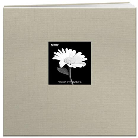 Pioneer Photo Albums Pioneer Album mit Stoffeinband, 30,5 x 30,5 cm, Biscott, Biscotti Beige, 12x12