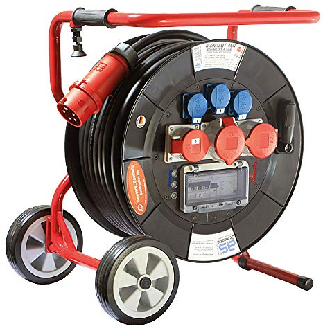as - Schwabe Mammut Kabeltrommel 30 m H07RN-F 5G6, Außenbereich IP44