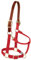 Weaver Leather Sicherheits-Halfter für Pferde aus Nylon, verstellbar, durchschnittliche Größe, Rot