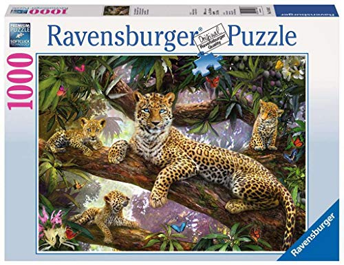 Ravensburger Puzzle 19148 - Stolze Leopardenmutter - 1000 Teile