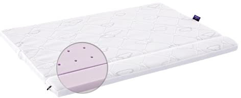 Träumeland Matratze ‚brise light‘ fürs Beistellbett, 2-teilig, Größe 90 x 50 cm + 90 x 10 cm, eckige Form