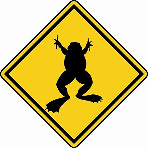 U24 Aufkleber Vorsicht Frosch Autoaufkleber Sticker