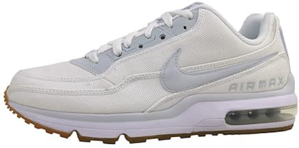 NIKE Men's Air Max Ltd 3 Running Shoes, White, Purple, Light Brown, 7.5