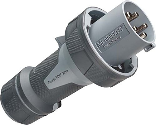 Mennekes Stecker PowerTOP 63A, 5p, 1h,>50V IP67 13248