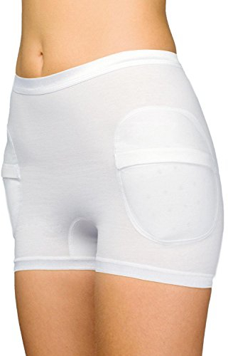 Susa Damen Hüftschutzhose mit Protektoren s4149800 Funktionsunterwäsche, Weiß (weiß s020), 52 (Herstellergröße: XXL)