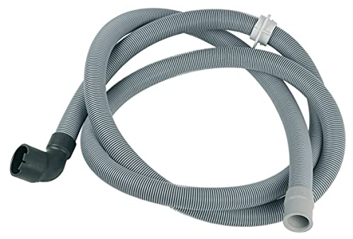 Tubo di scarico per lavastoviglie, 2,25 m, 22/30 mm, diritto/angolare