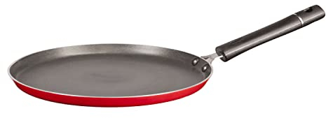 COSY TRENDY 1977380 Crépière, Diamètre 24 cm, Noir,rouge