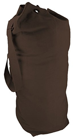 Extra Large Black Canvas Army/Navy Kit Bag Holdall Duffle Bag - 39 / 99cm Tall