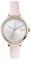 Lacoste Montre Analogique à Quartz pour Femme Collection Cannes avec Bracelet en Cuir Rose - 2001101