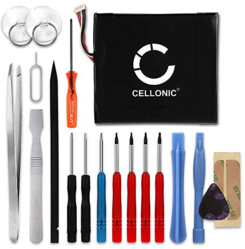 CELLONIC, Battery for Game console compatible with Nintendo Switch, HAC-001, HAC-003 (3.7V, 3600mAh) + Tool set